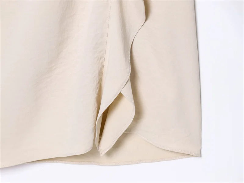 Open Hem Midi Dress