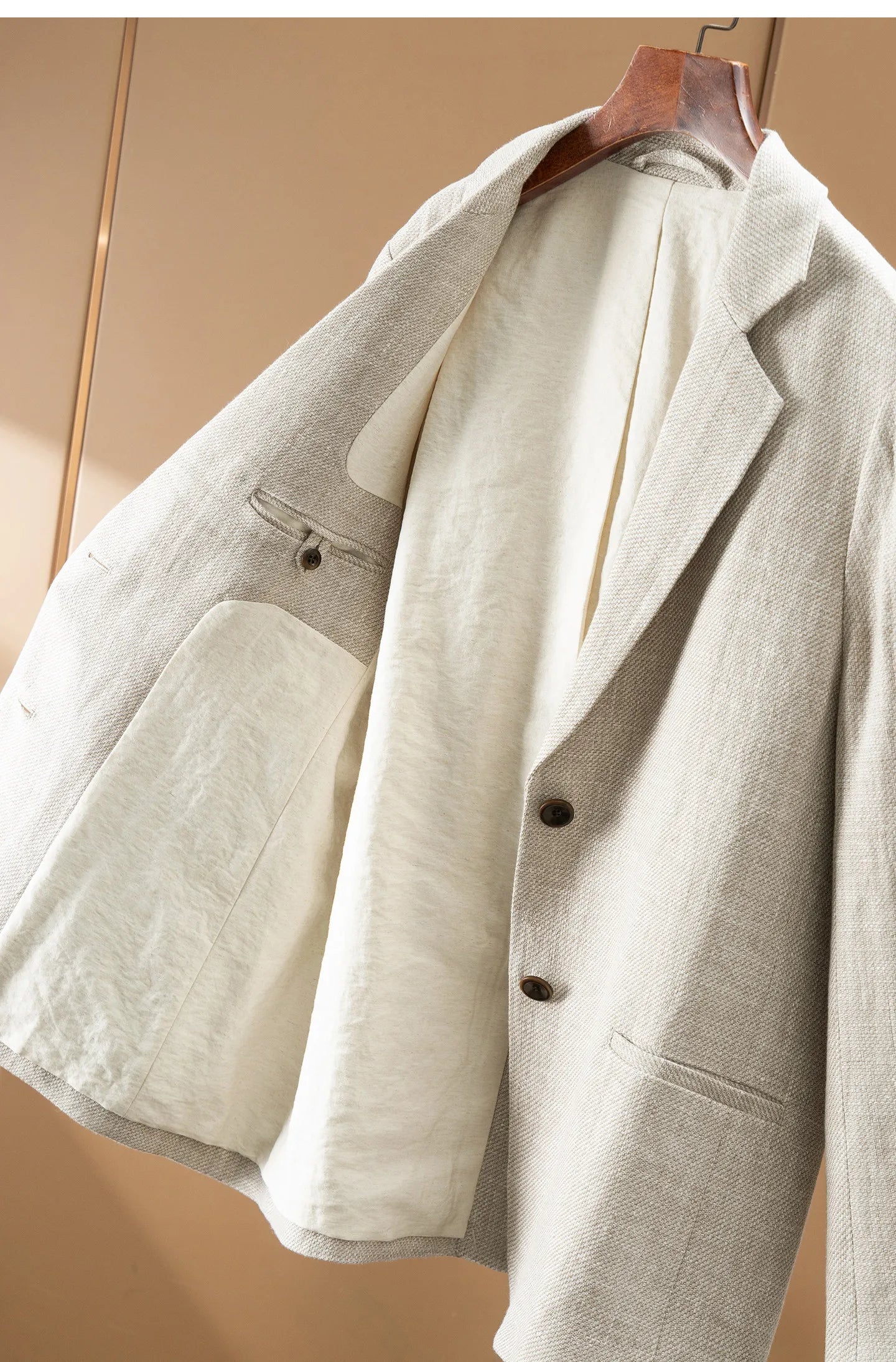 Linen Silhouette Blazer