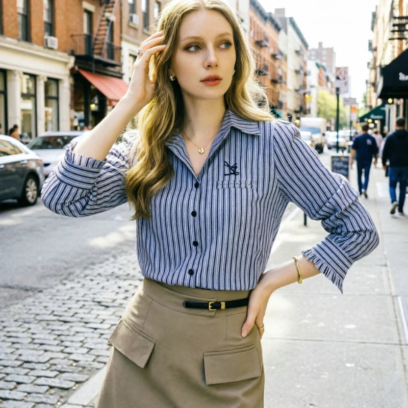 Chic Stripe Blouse