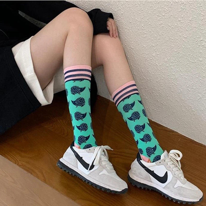 Nature Print Socks