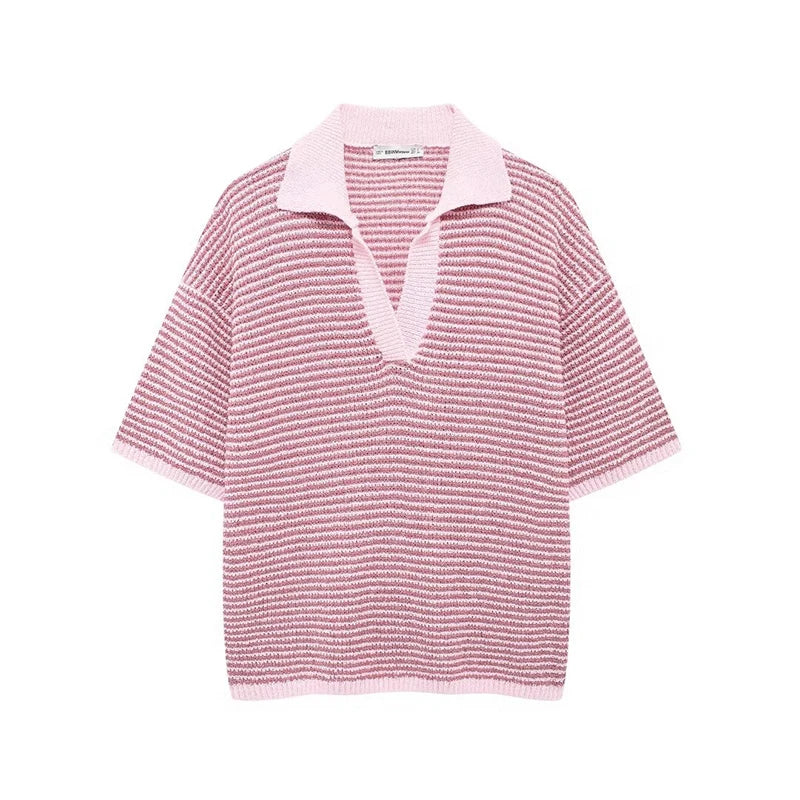 Striped Short Set
