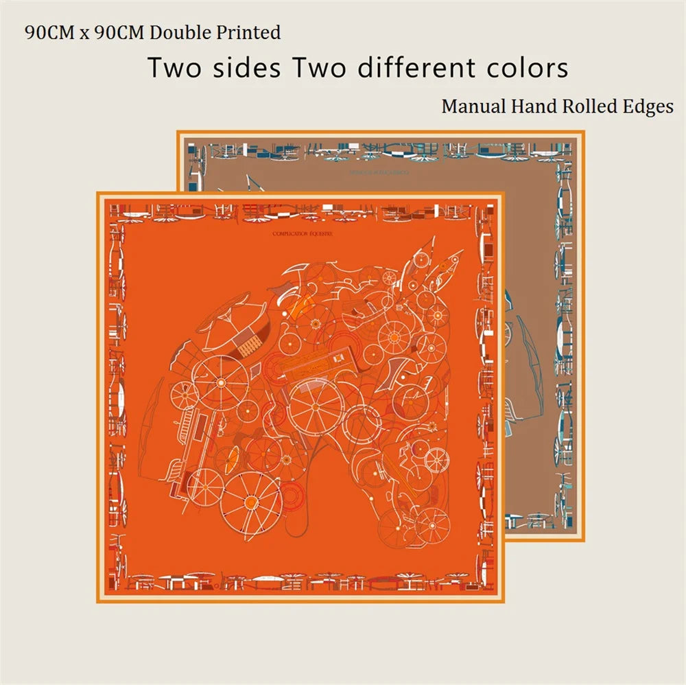 Rider Silk Scarf