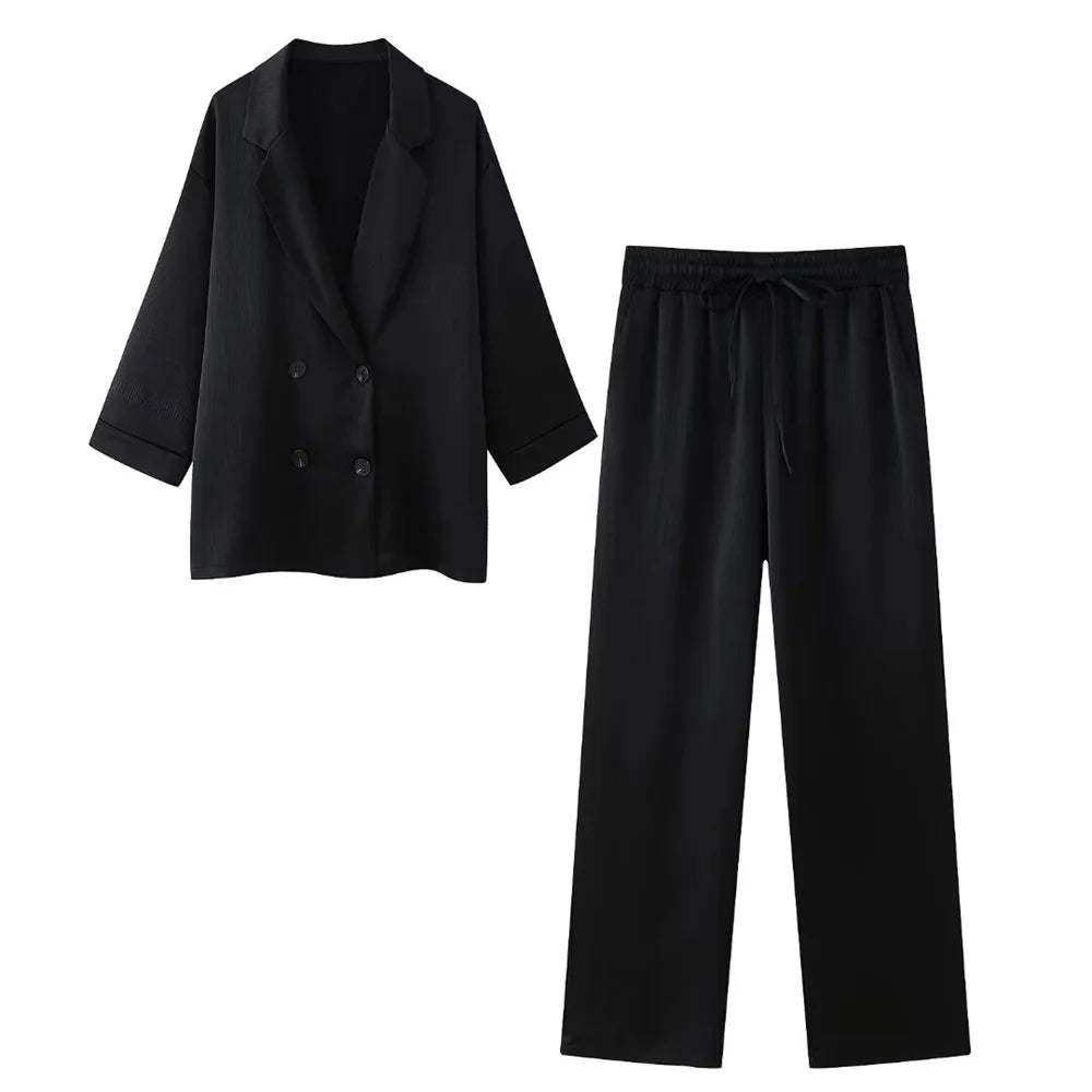 Wrinkle Suit Set
