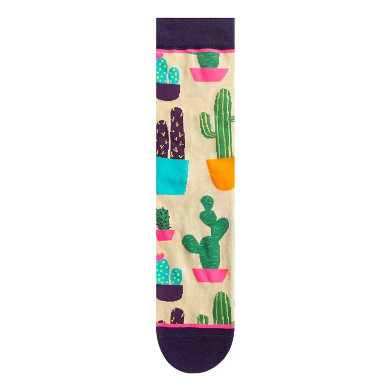 Nature Print Socks