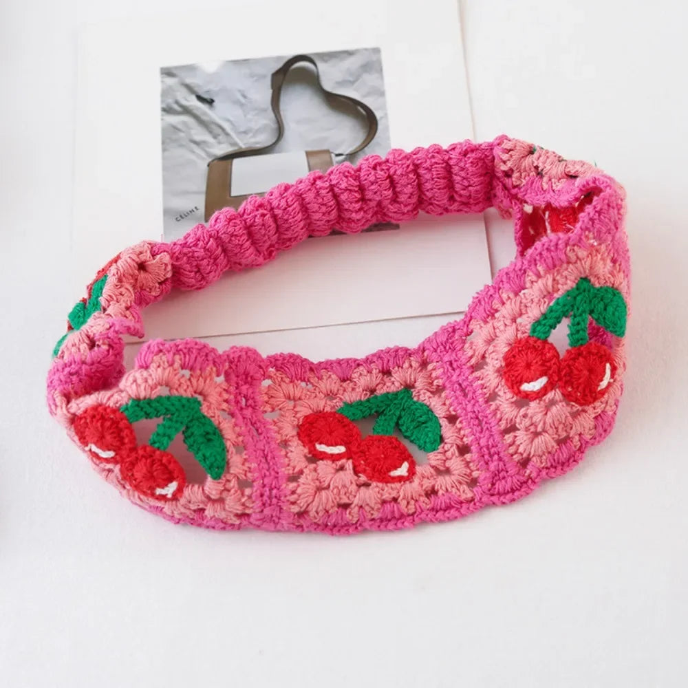 Floral Knit Headband