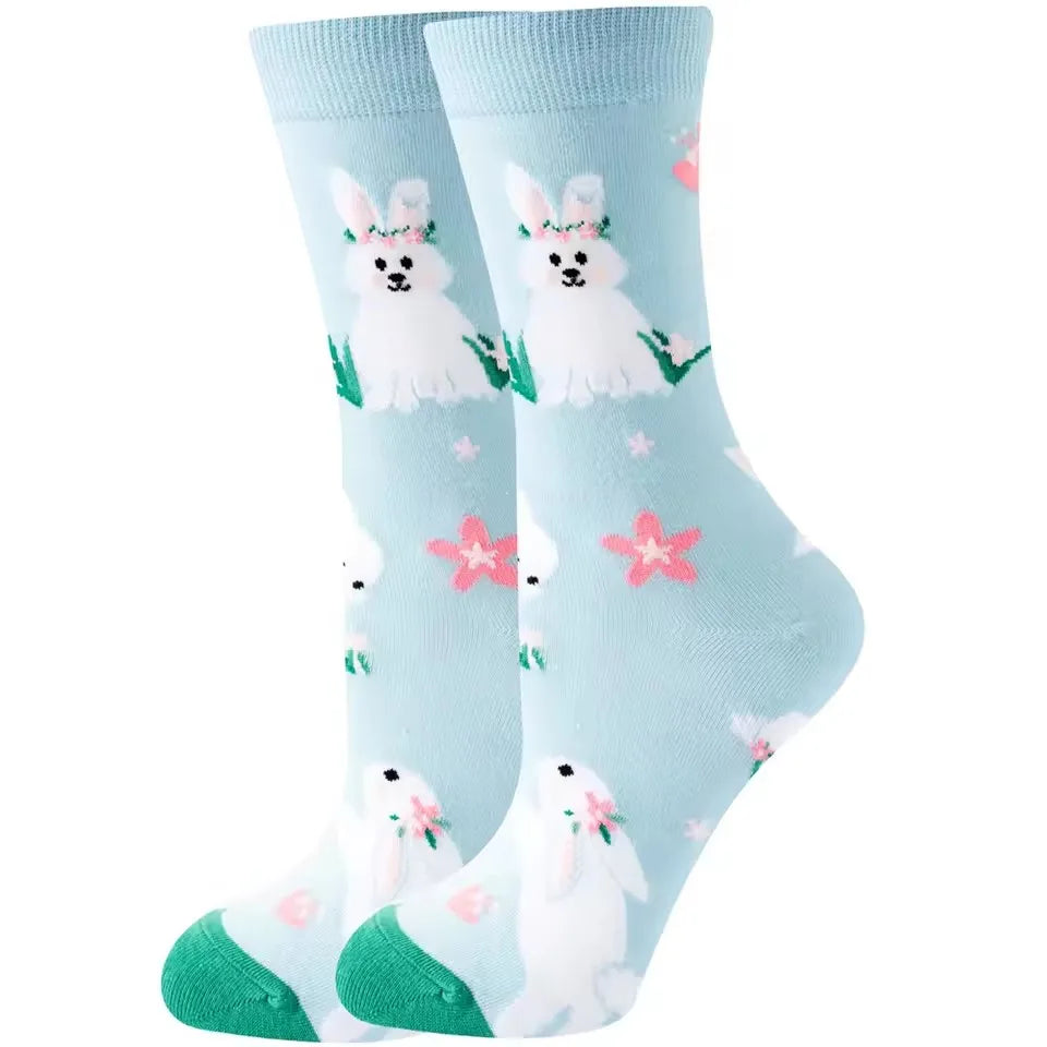 Nature Print Socks