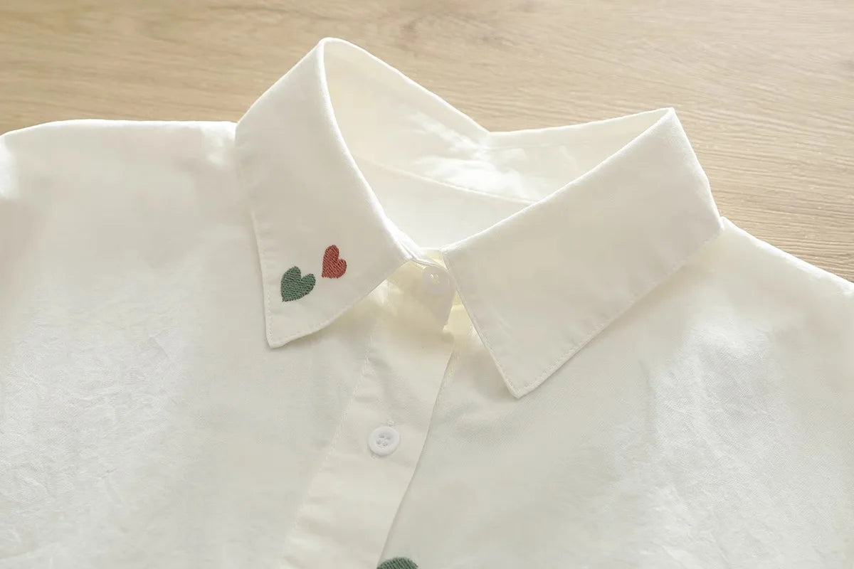 Playful Embroidery Shirt