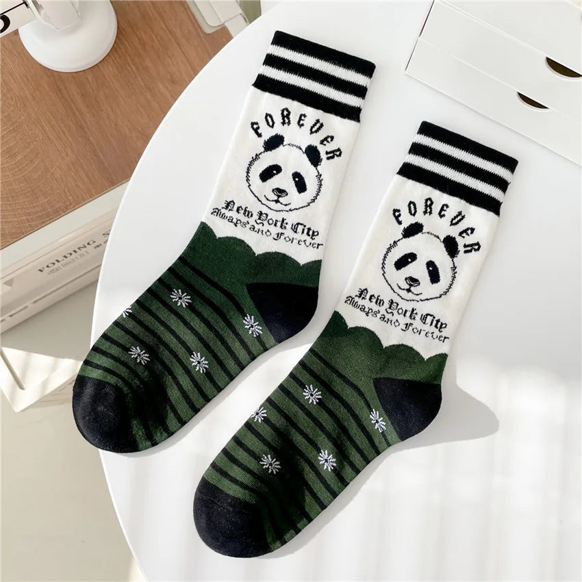Nature Print Socks