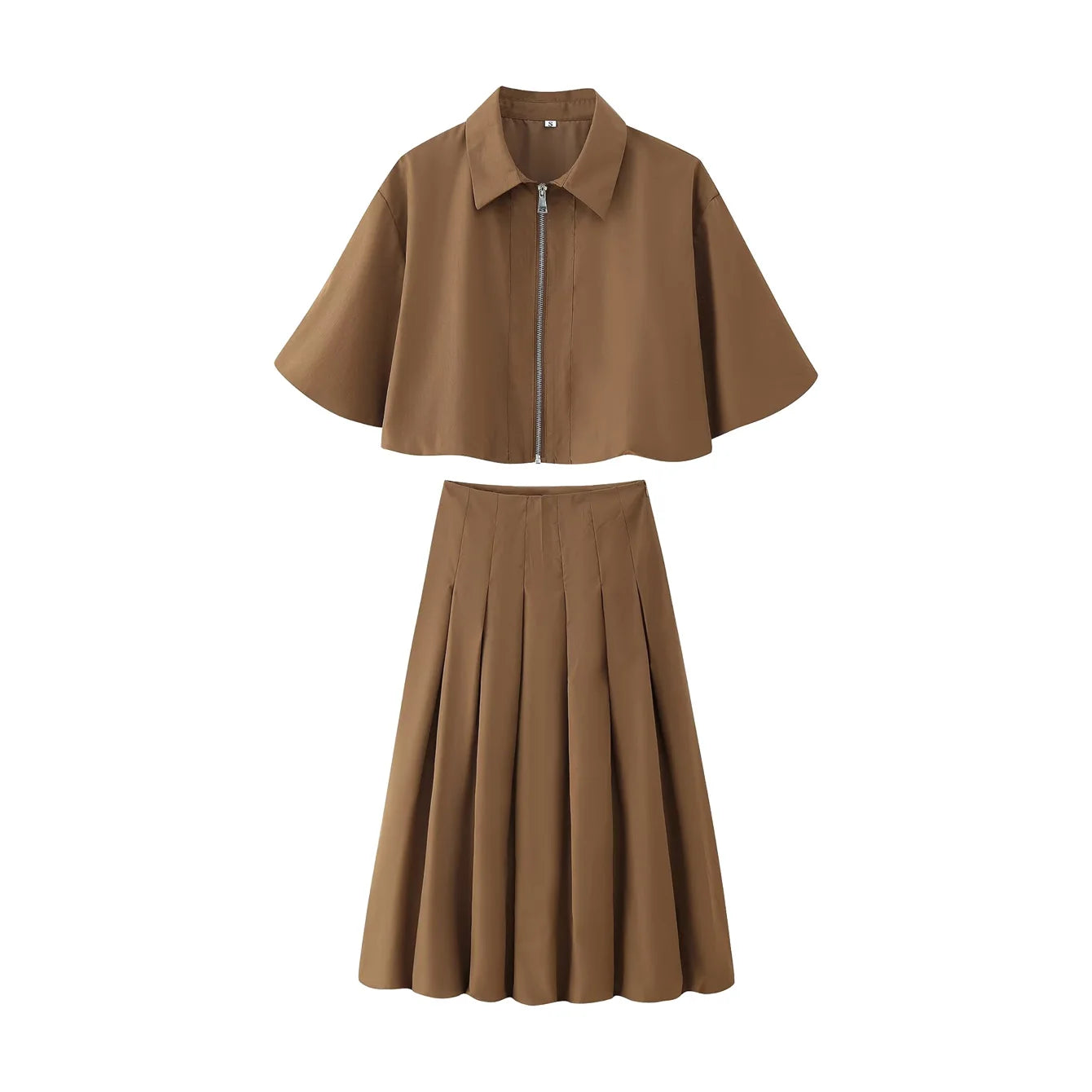 Pleated Skirt Set
