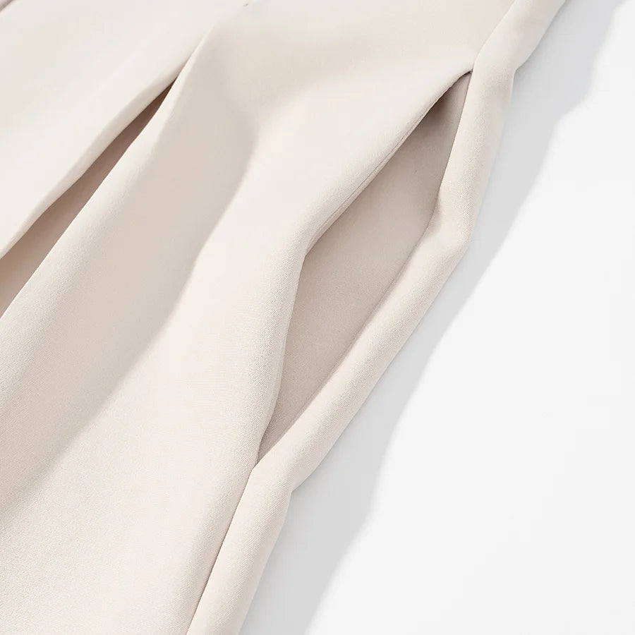Wide Leg Suit Set