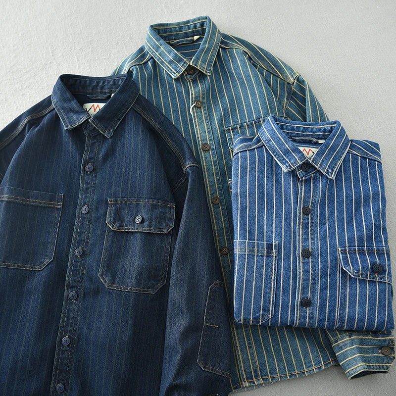 Railstripe Denim Shirt