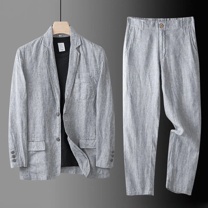 Linen Blazer Set