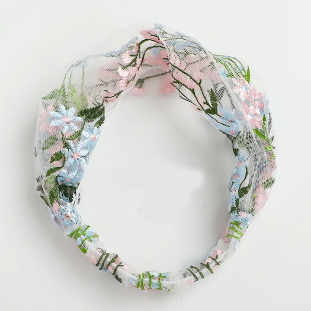 Floral Knit Headband