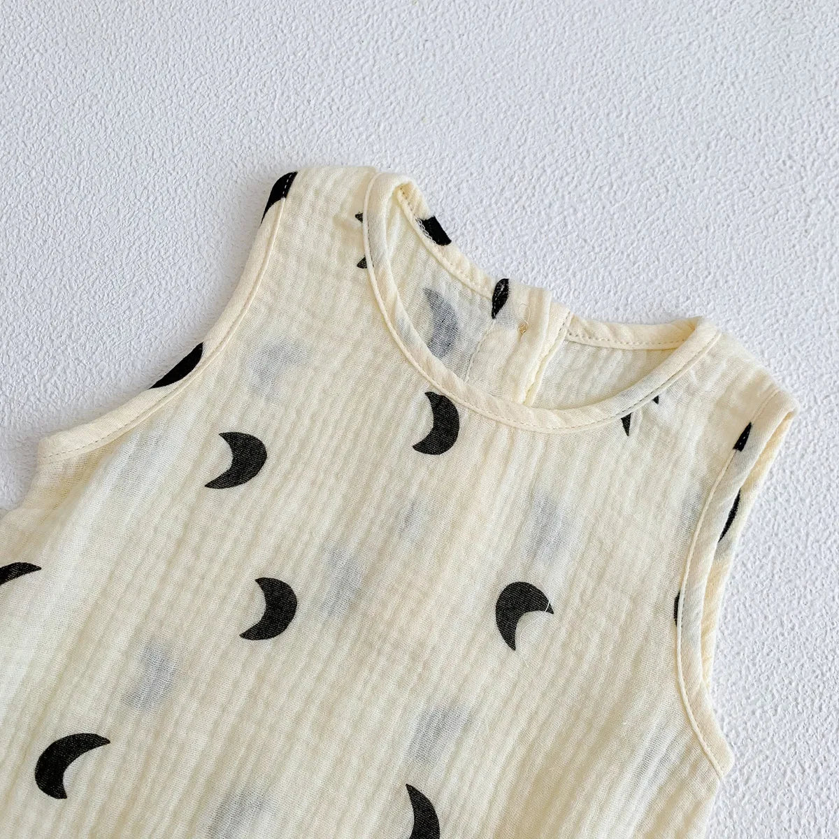 Wrinkle Cotton Romper