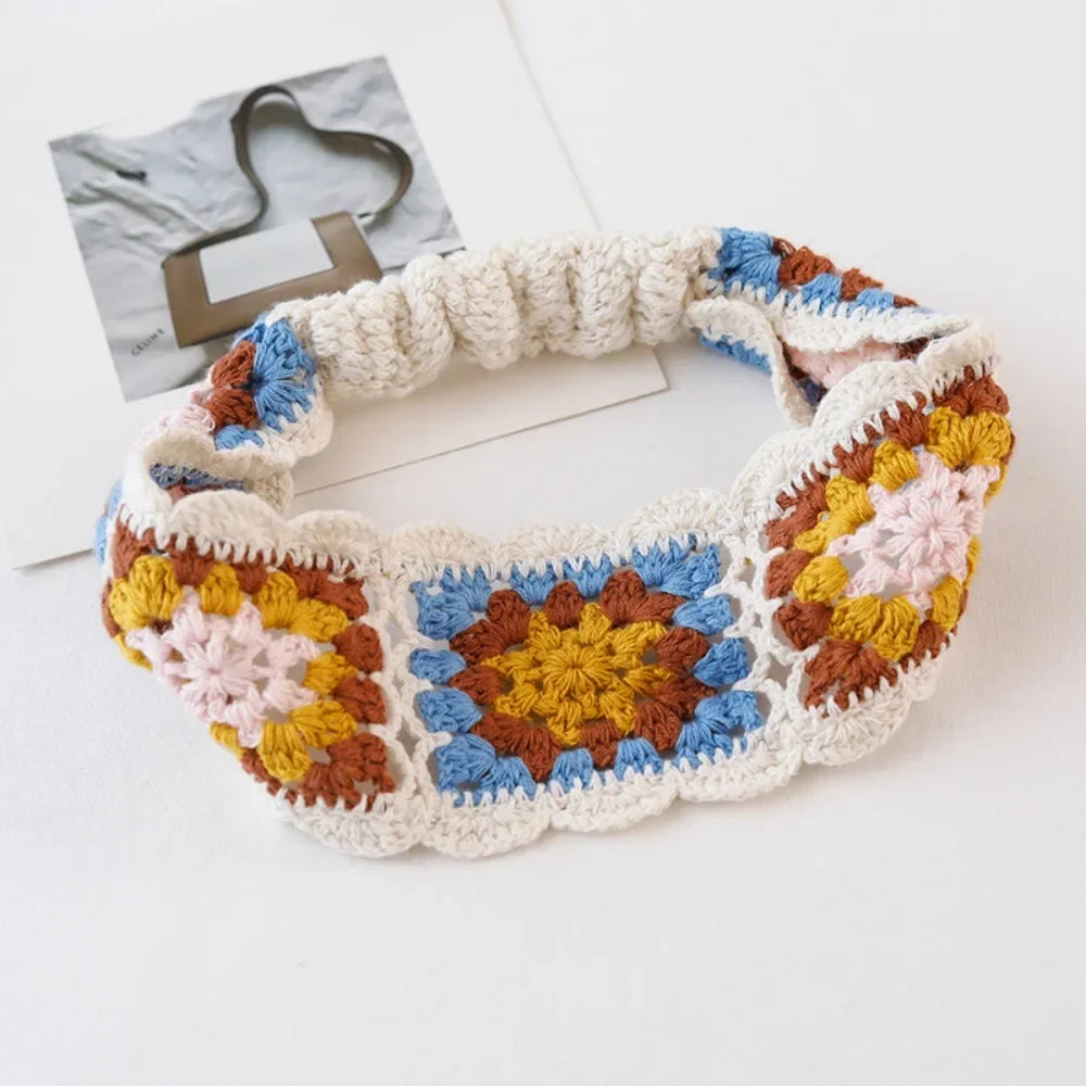 Floral Knit Headband