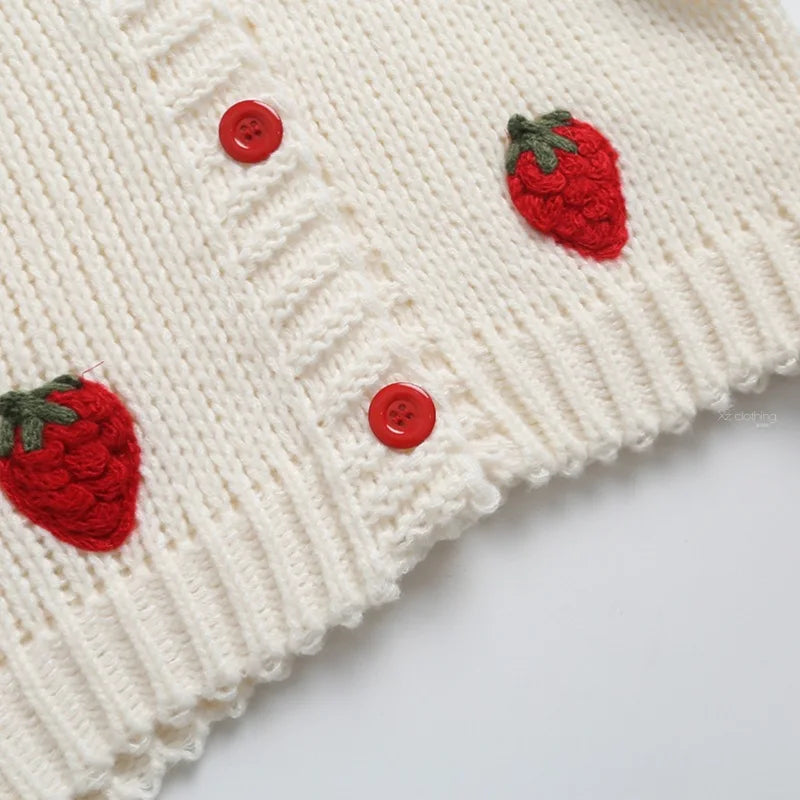 Strawberry Cardigan