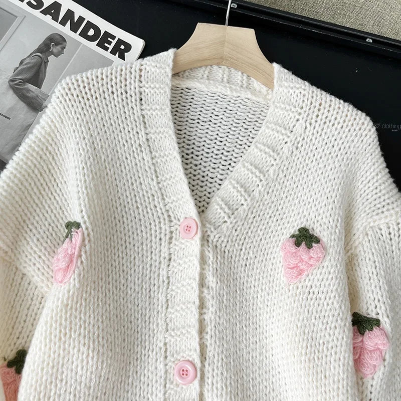 Strawberry Cardigan