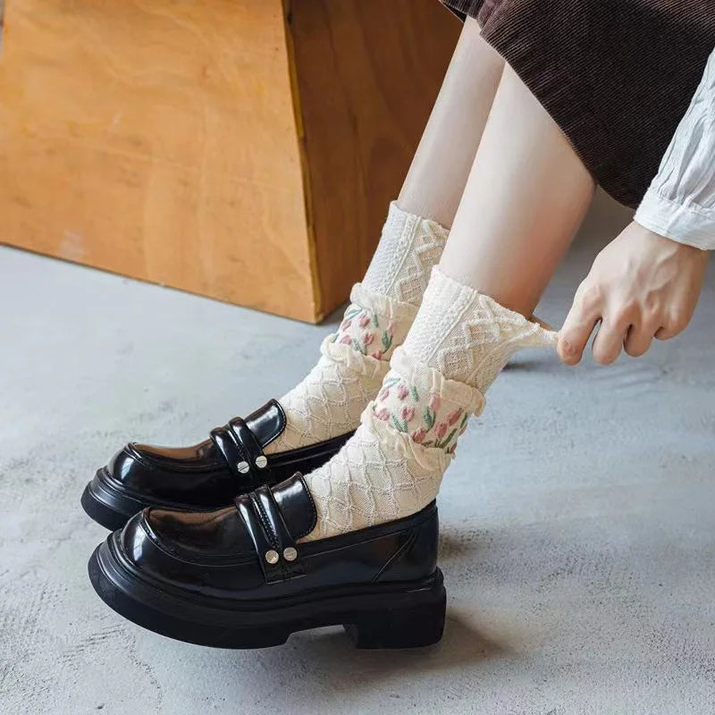 Art Flower Socks
