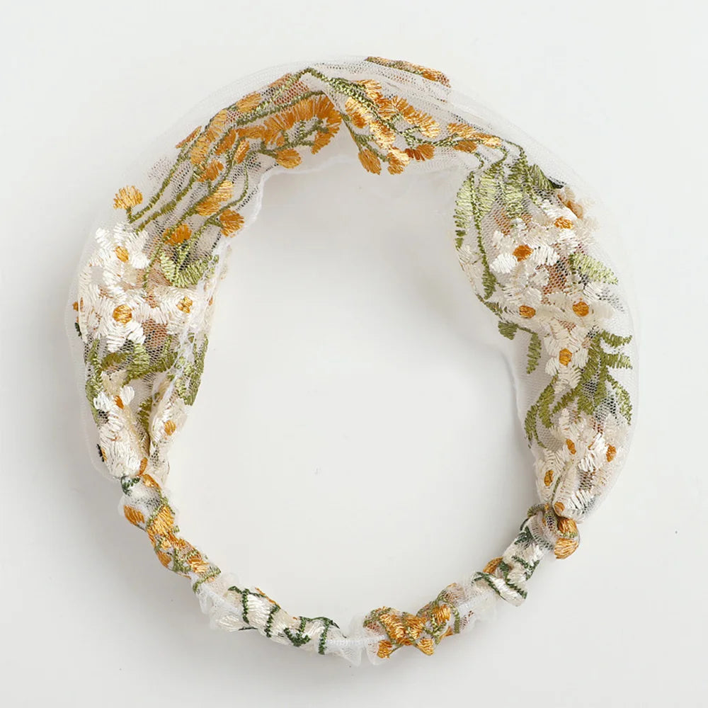 Floral Knit Headband