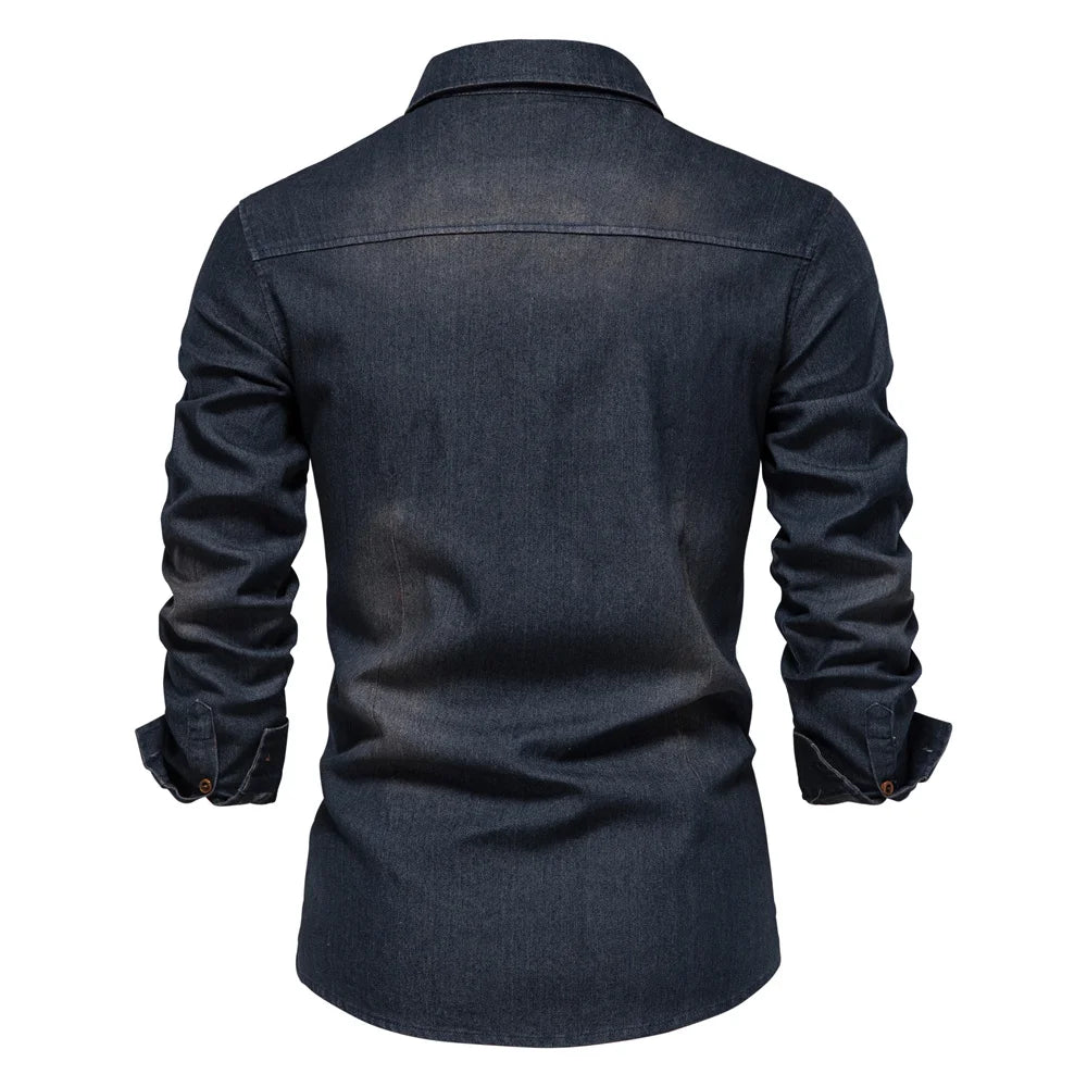 RivetFlex Denim Shirt