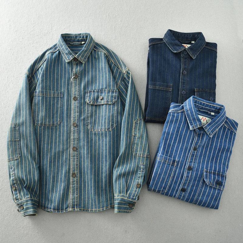Railstripe Denim Shirt