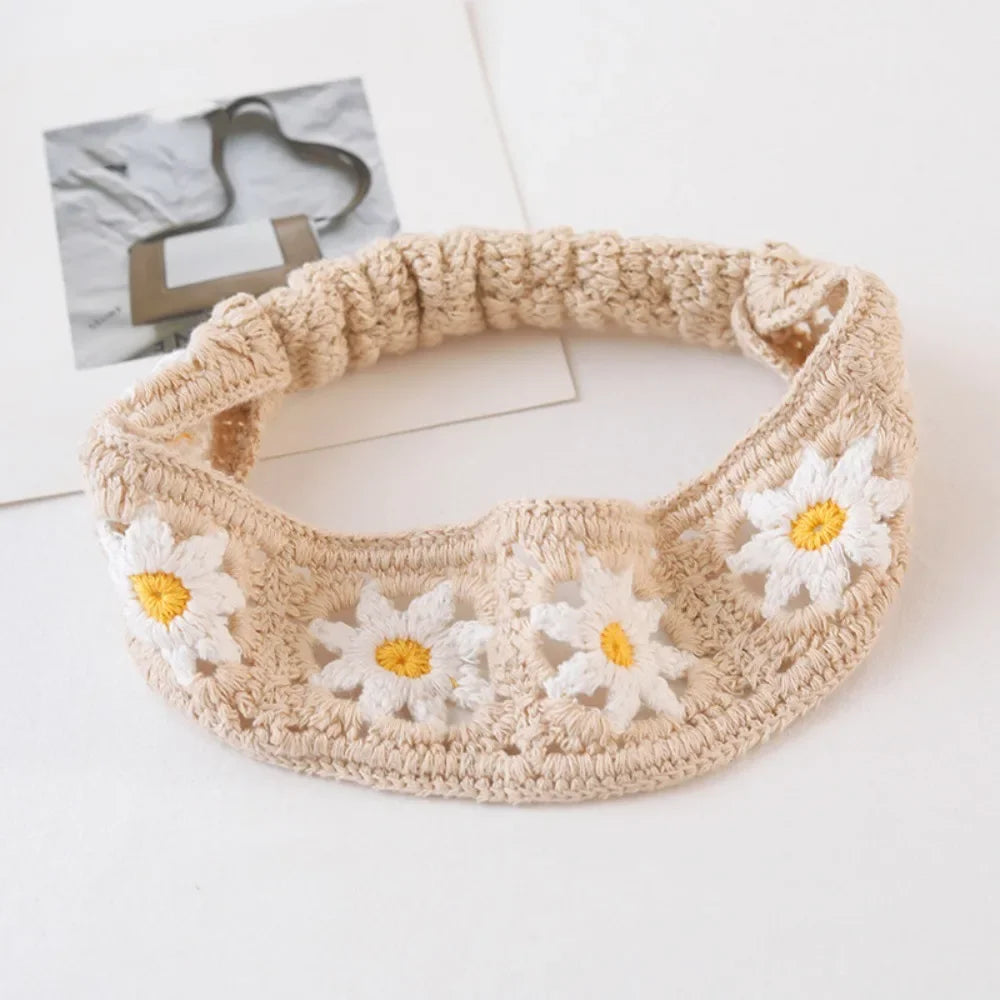 Floral Knit Headband