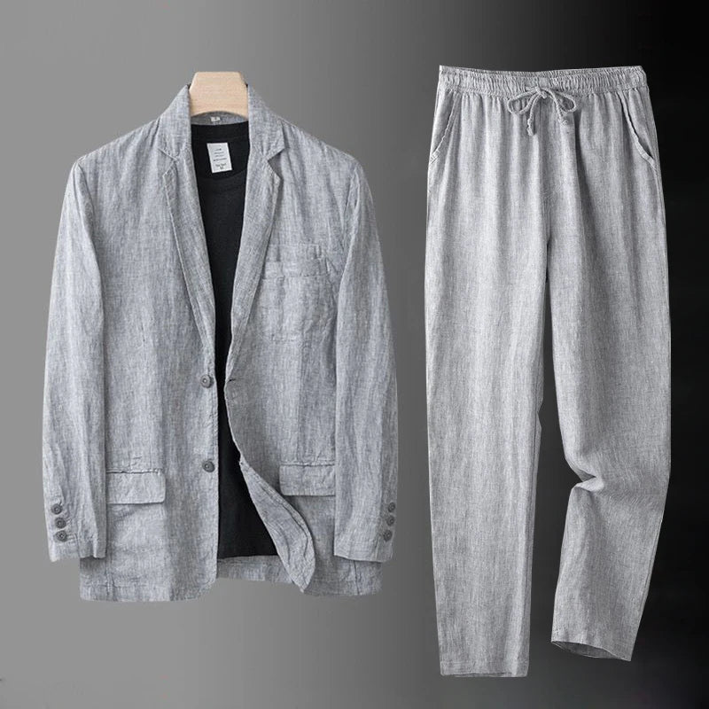 Linen Blazer Set