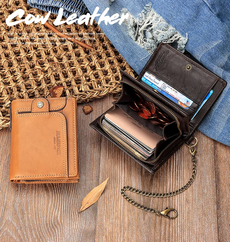 Leather Chain Wallet