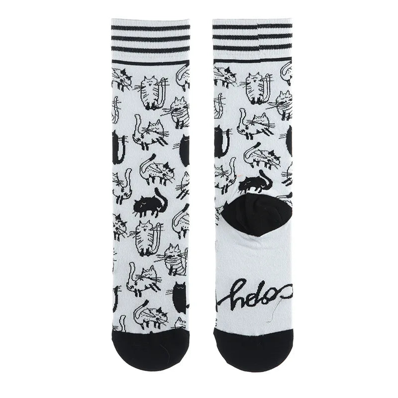 Nature Print Socks