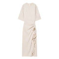 Open Hem Midi Dress