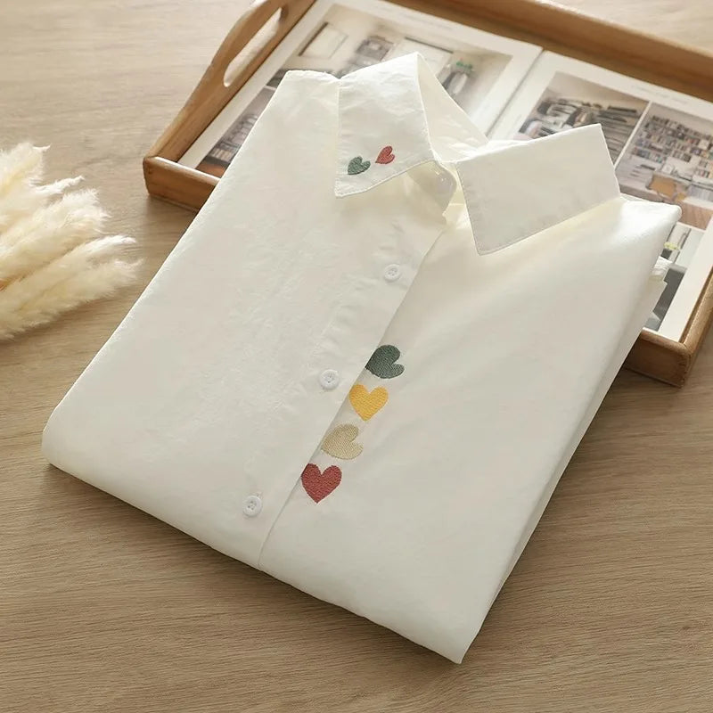 Playful Embroidery Shirt