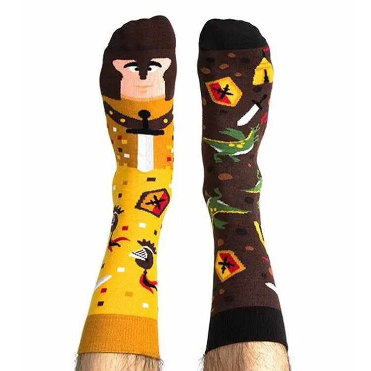 Nature Print Socks
