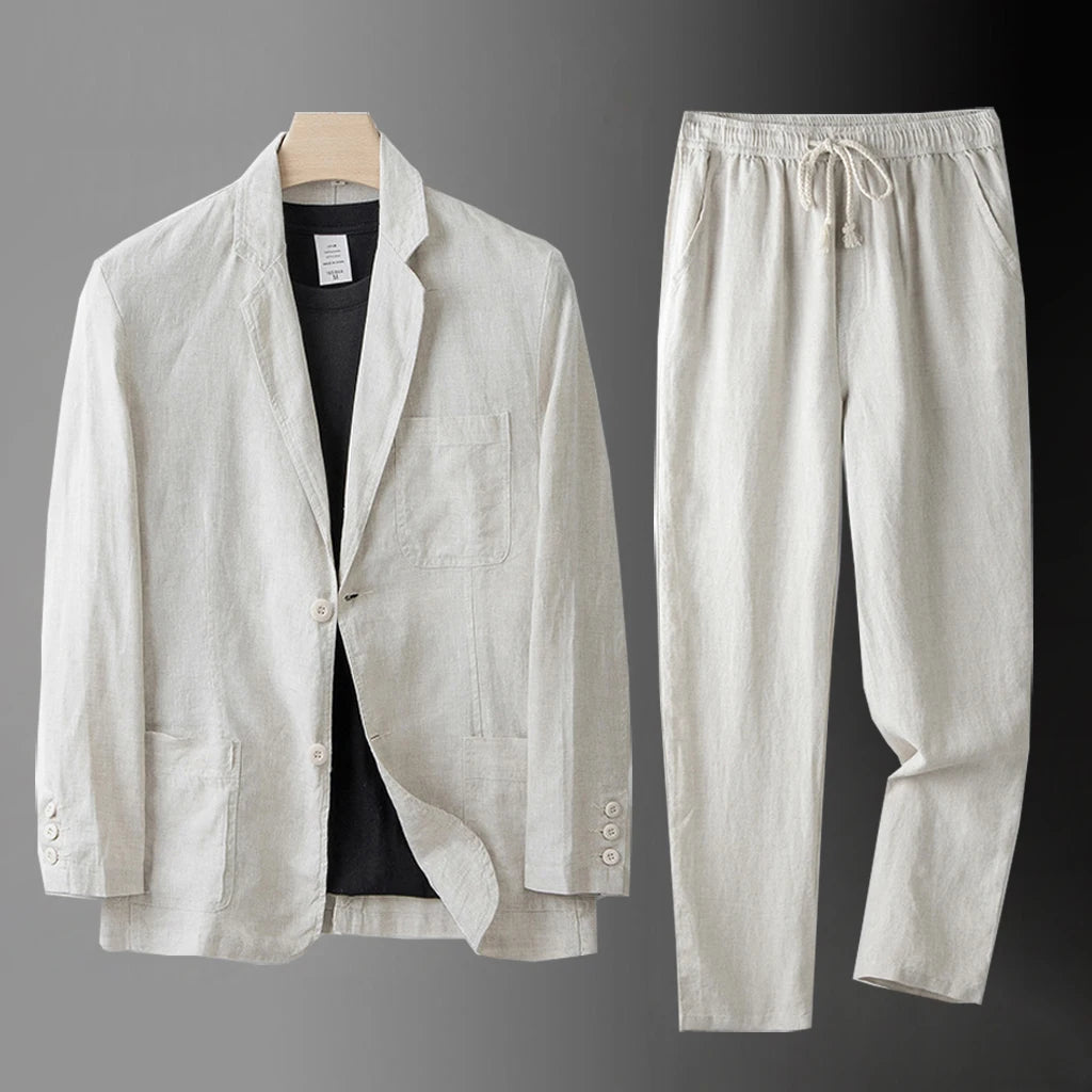 Linen Blazer Set