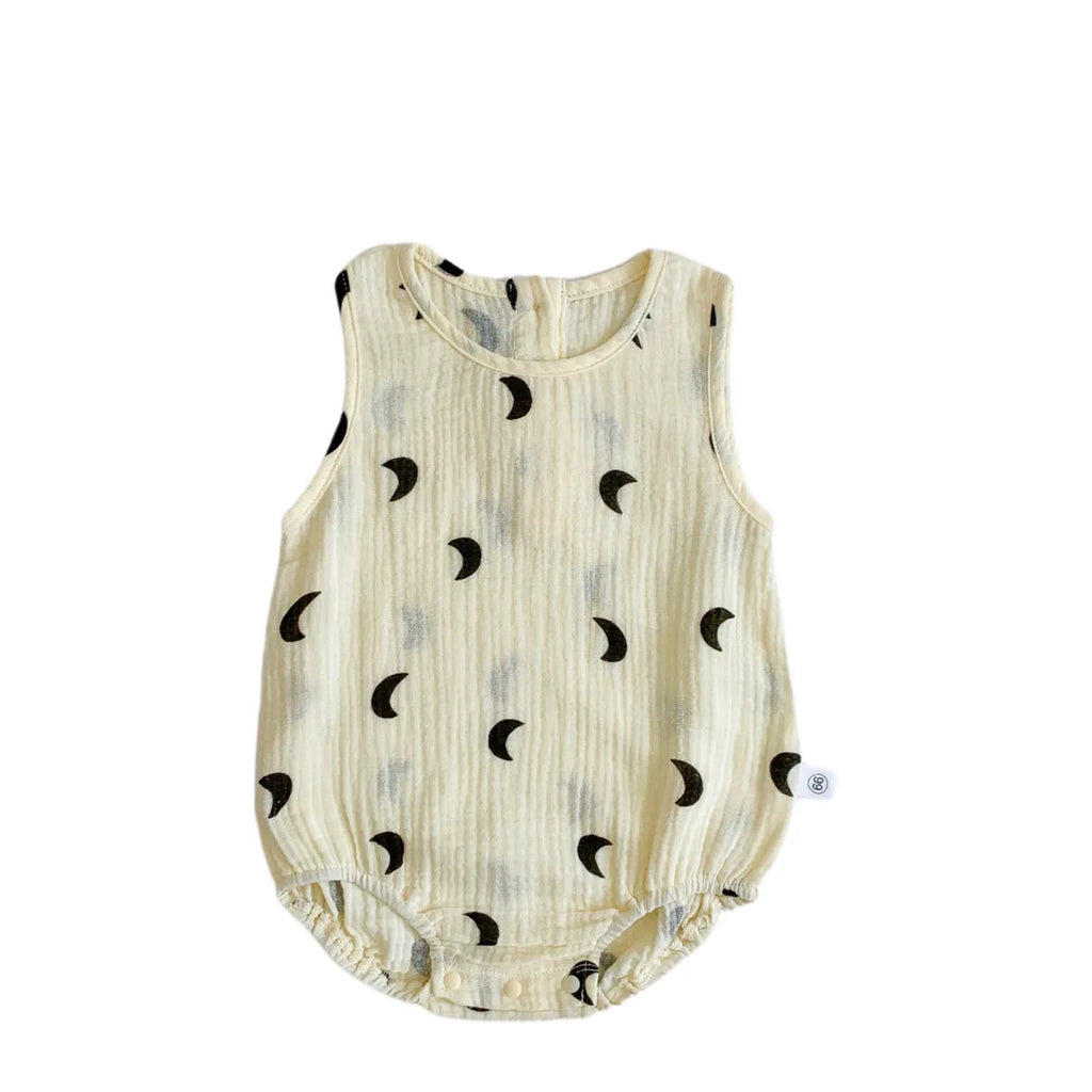 Wrinkle Cotton Romper