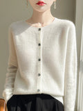 Relaxed Wool Cardigan