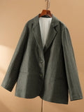Linen Silhouette Blazer