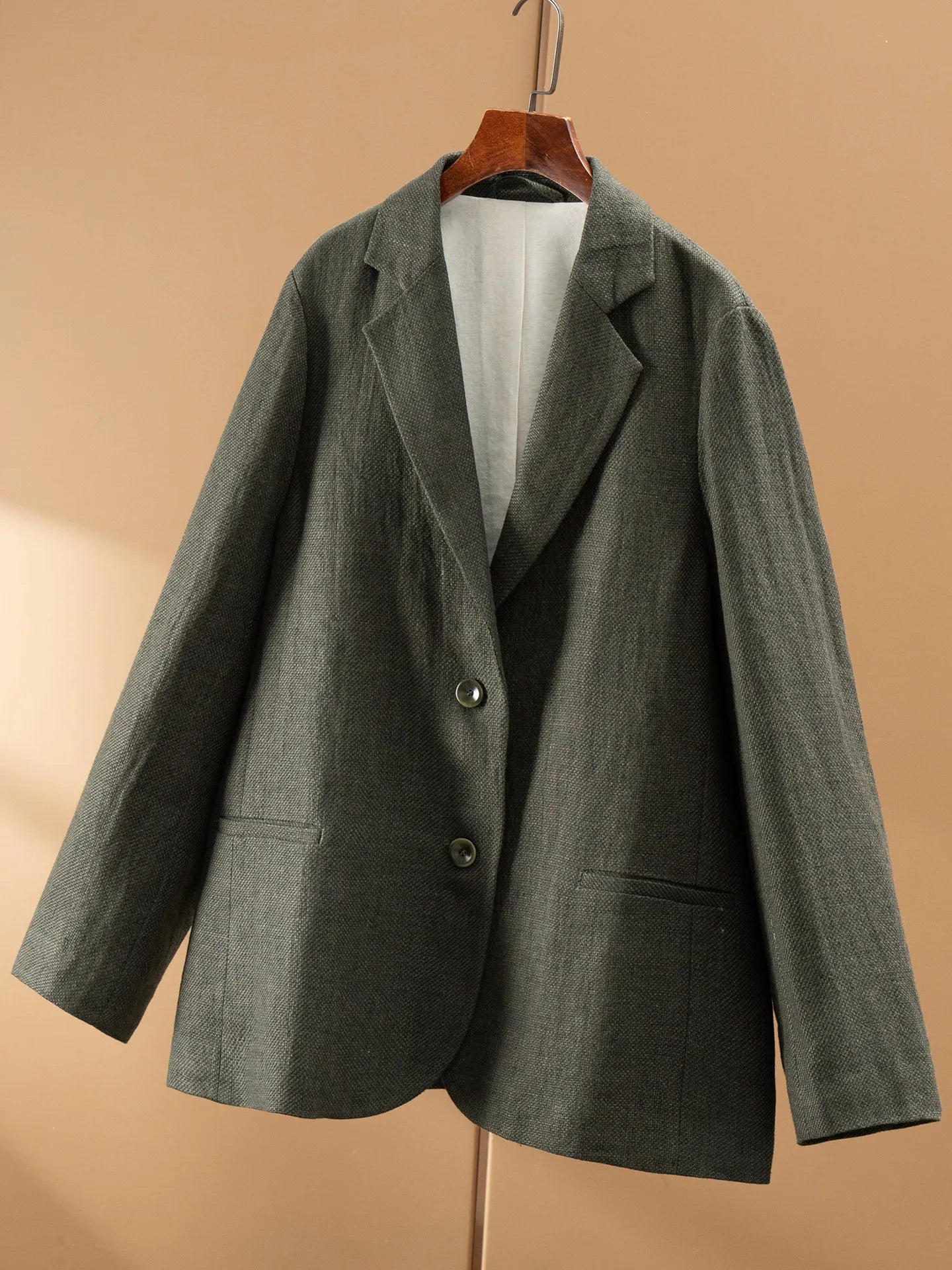 Linen Silhouette Blazer