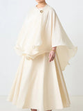 Cream Puff Sleeve Maxi Set