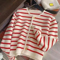 Cropped Stripe Sweater