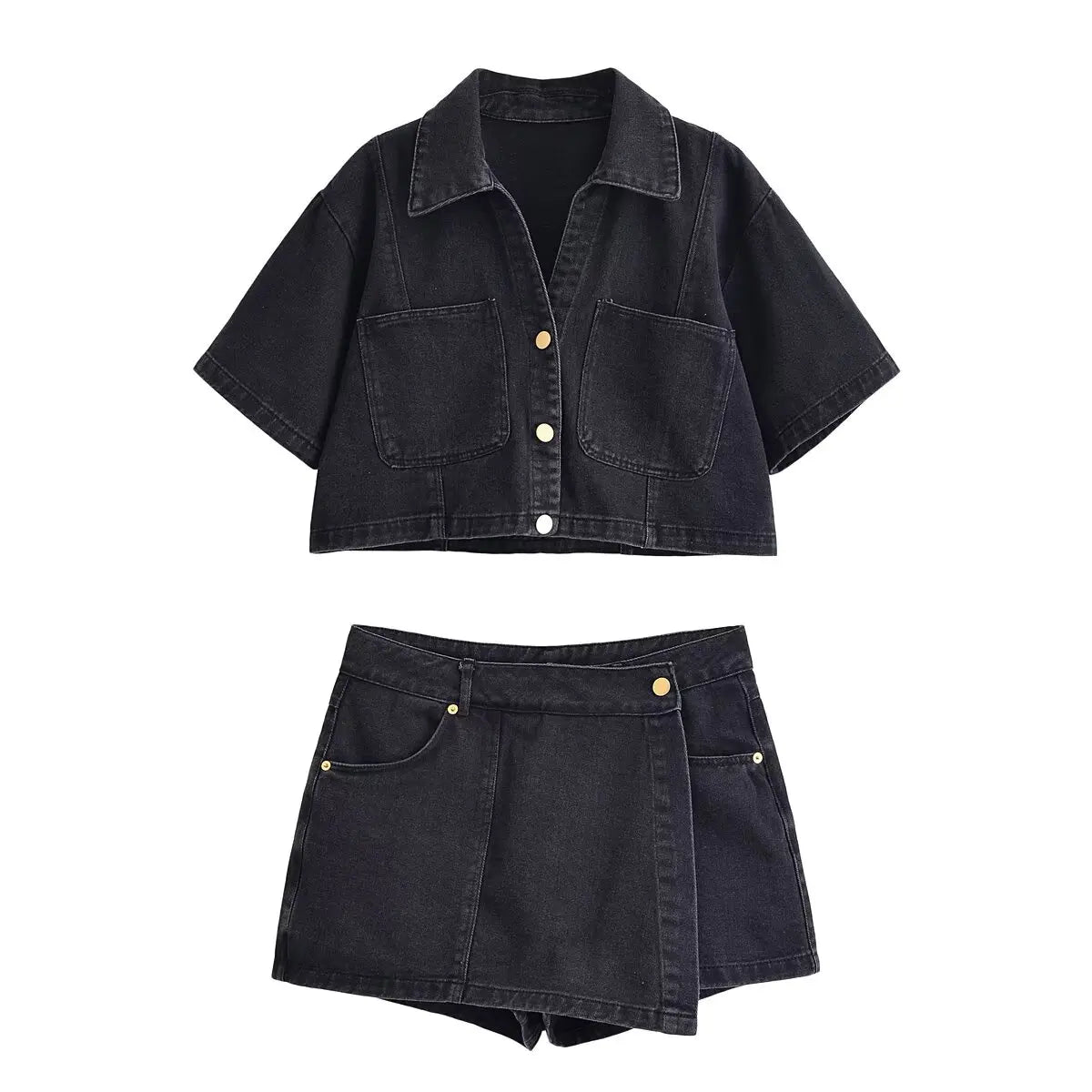 Denim Duo Set