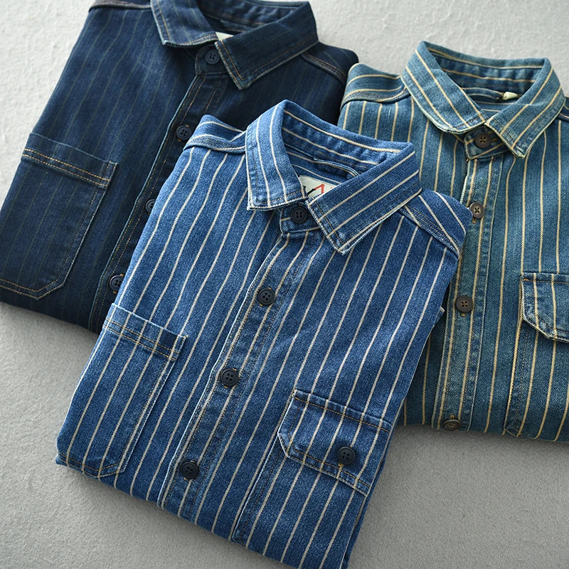 Railstripe Denim Shirt