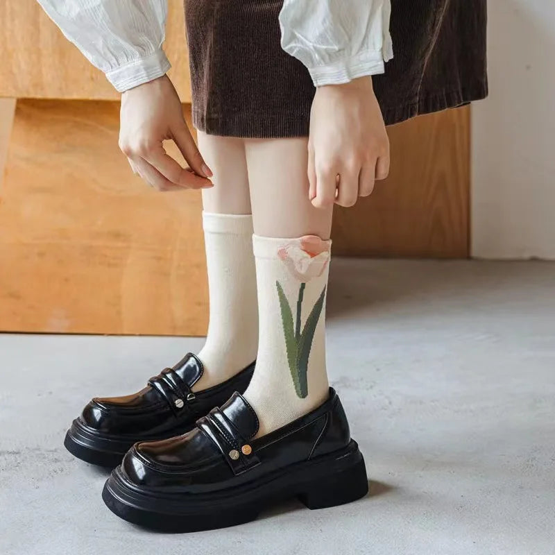 Art Flower Socks