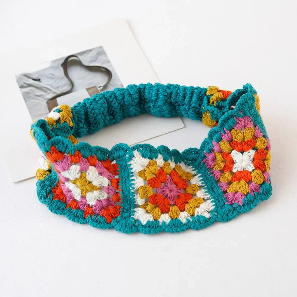 Floral Knit Headband