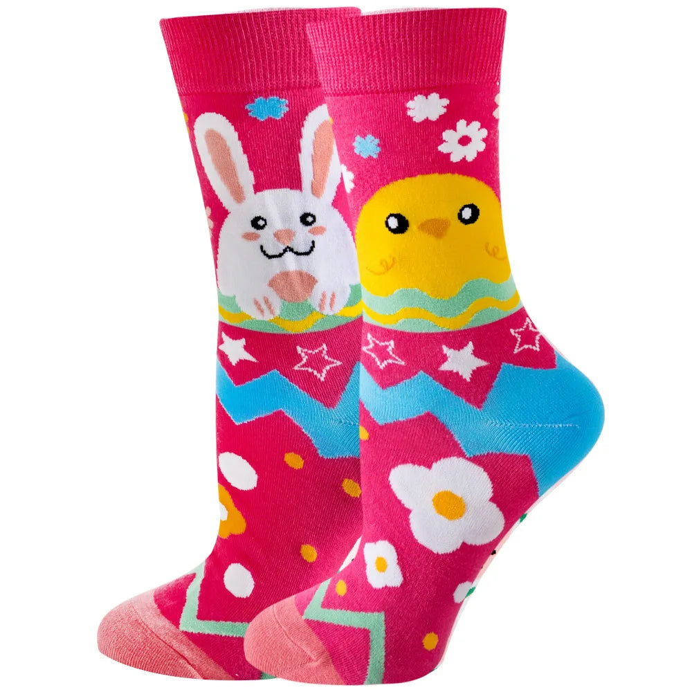 Nature Print Socks