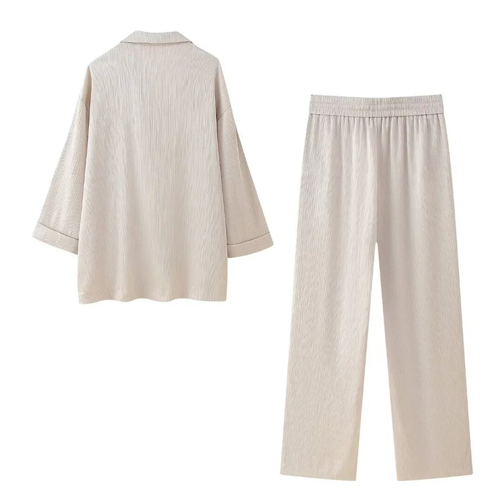 Wrinkle Suit Set