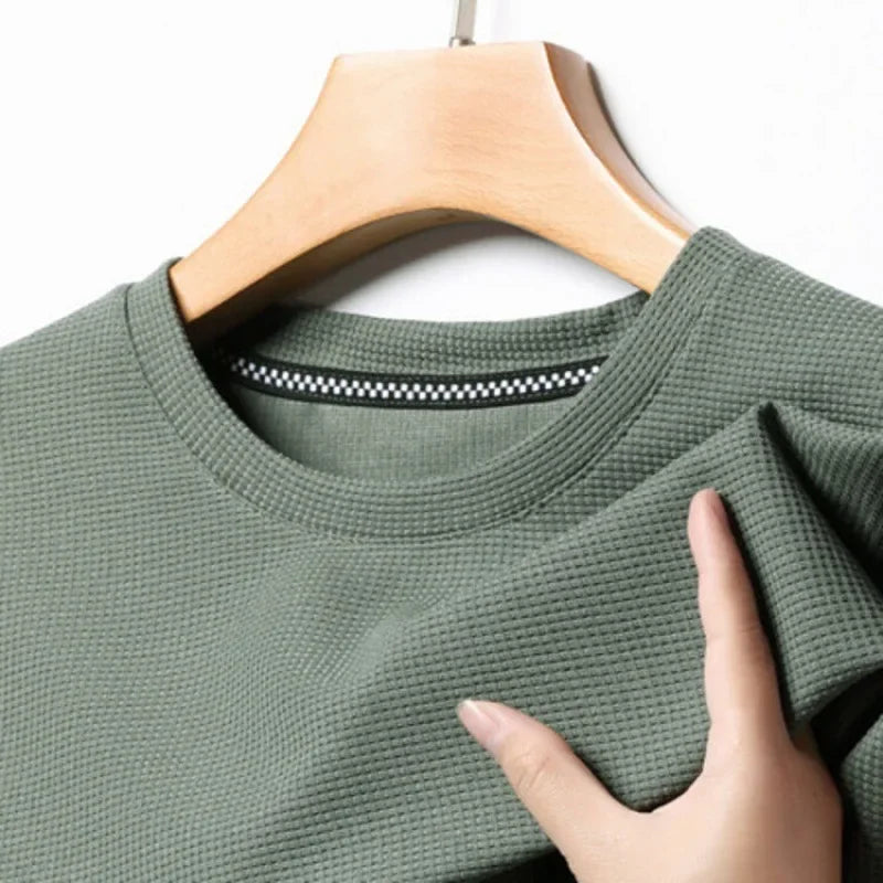 Waffle Knit T-Shirt