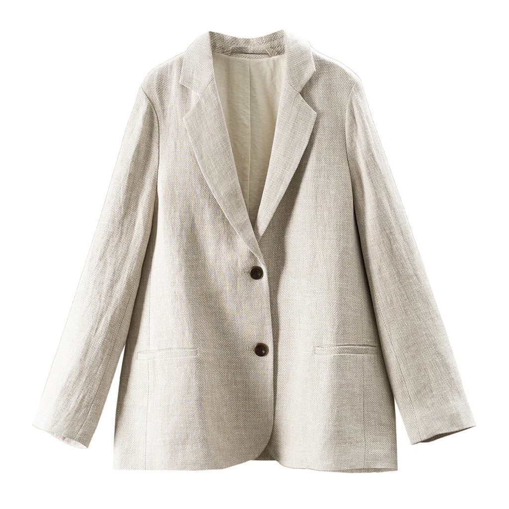 Linen Silhouette Blazer