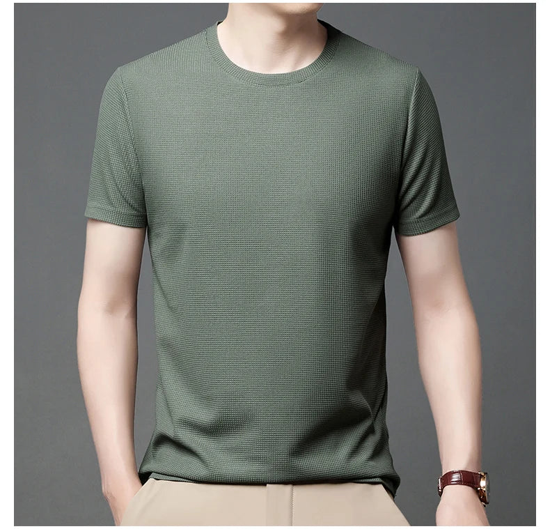 Waffle Knit T-Shirt