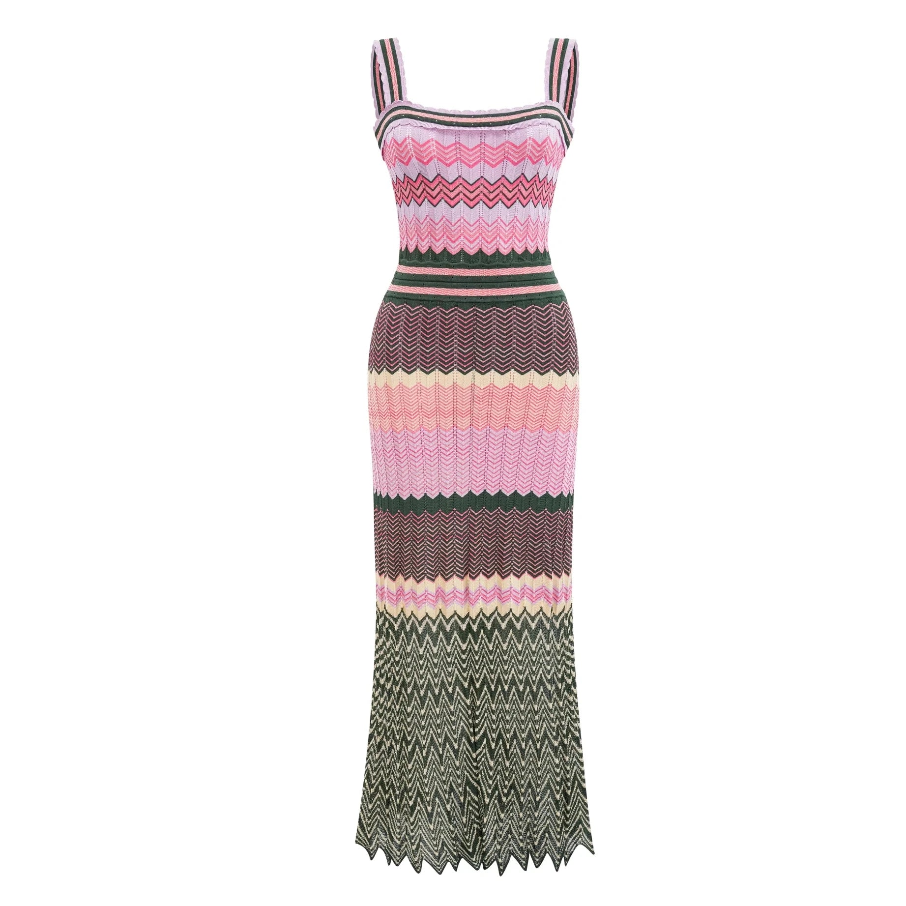 Zigzag Knit Dress