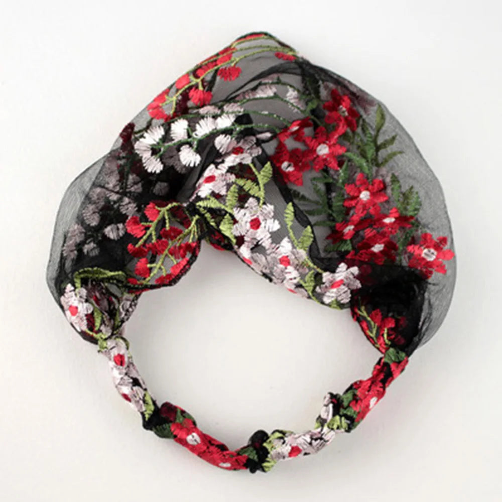 Floral Knit Headband